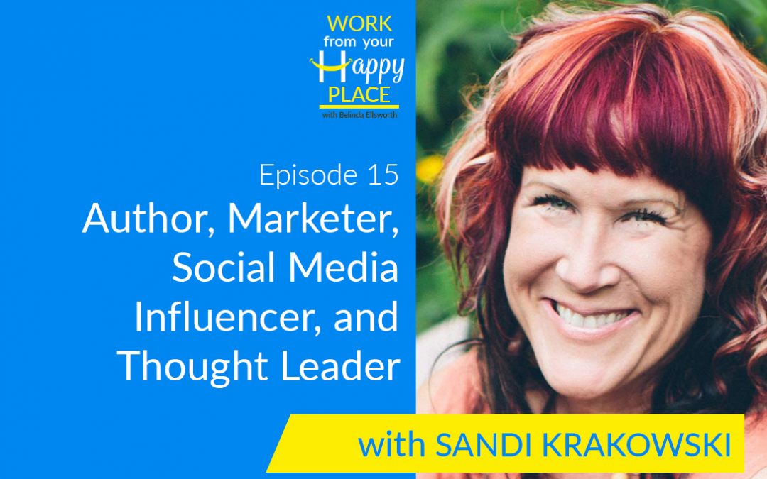 Episode 15 – Sandi Krakowski – Author, Marketer, Social Media Influencer, and Thought Leader